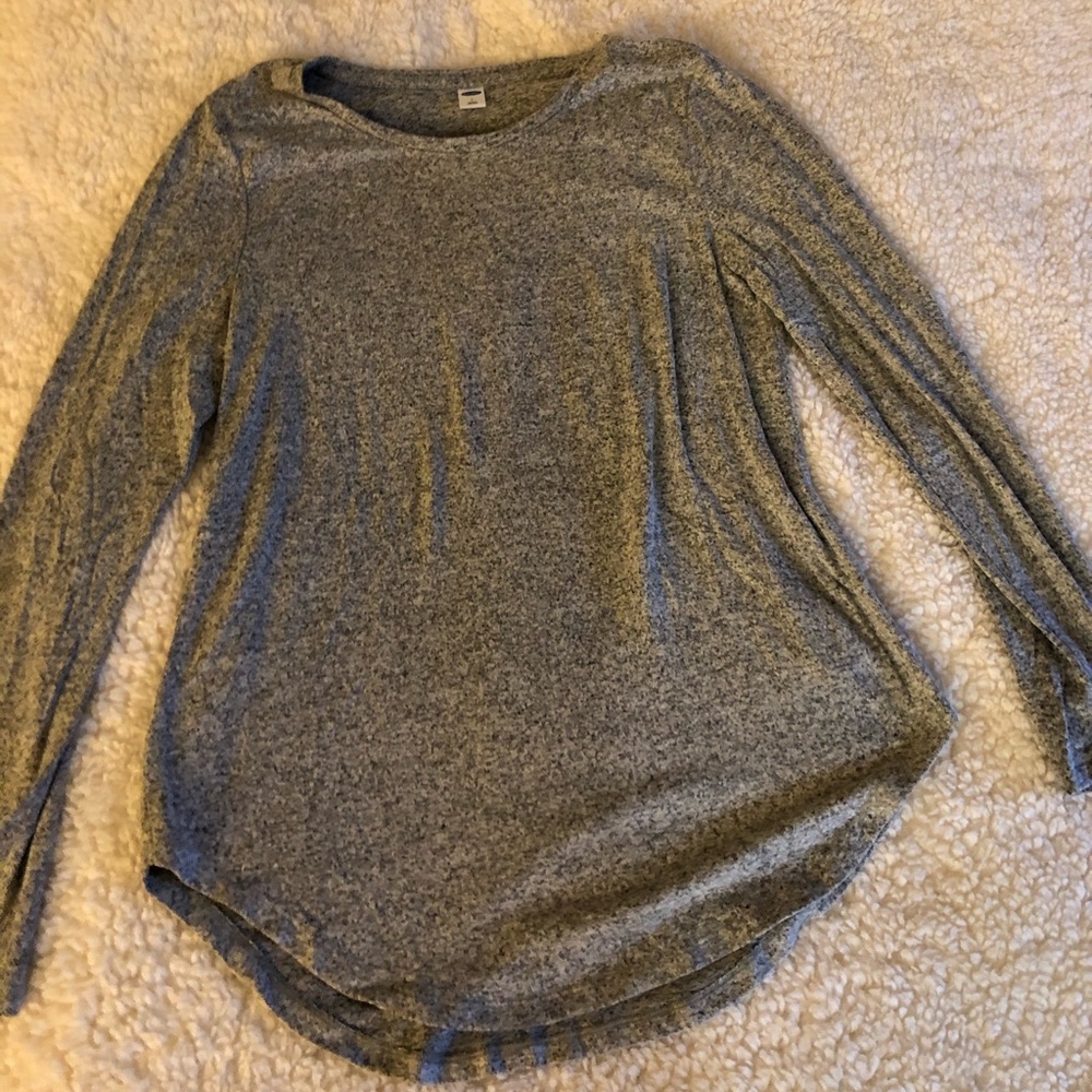 Plush Gray Sweater